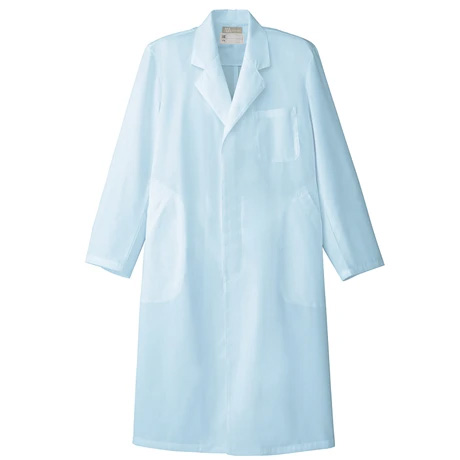 メンズ白衣コート_白衣_【861313-ait】 007.サックス