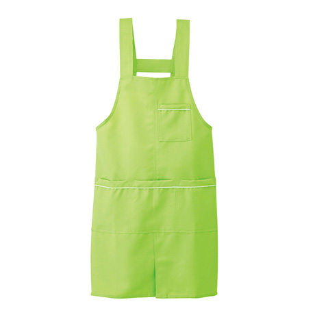 パイピングエプロン_サービス_【861370-ait】 135.ライムグリーン