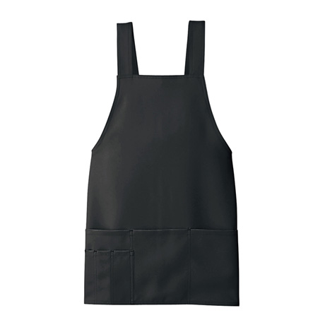 ショートエプロン_サービス_【861372-ait】 010.ブラック