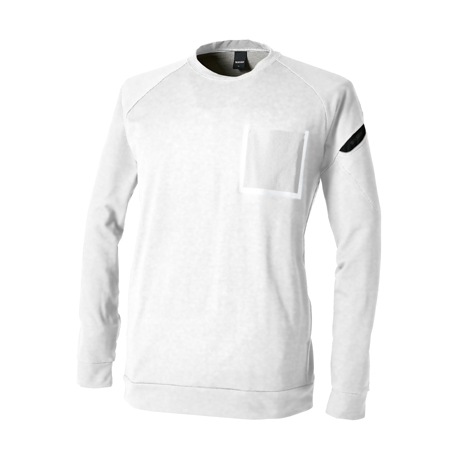 TS DELTAコーデュラスウェットシャツ【8645-TSD】 05.ホワイト