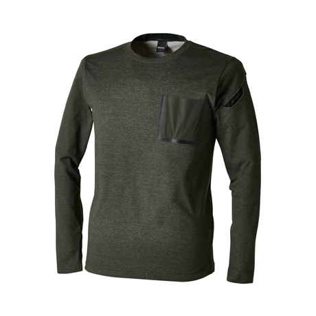 TS DELTAコーデュラワークロングTシャツ【8650-TSD】 55.アーミーグリーン