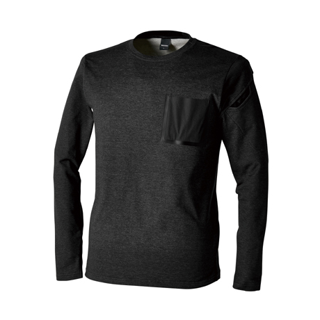 TS DELTAコーデュラワークロングTシャツ【8650-TSD】 95.ブラック