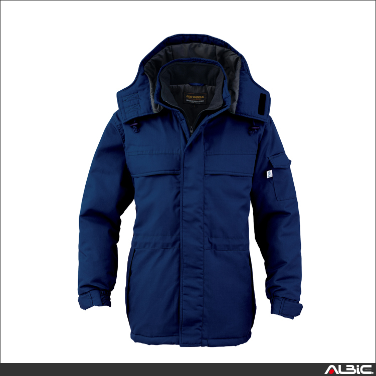 JIS8118適合制電防寒コート【8665-BBO】 商品写真