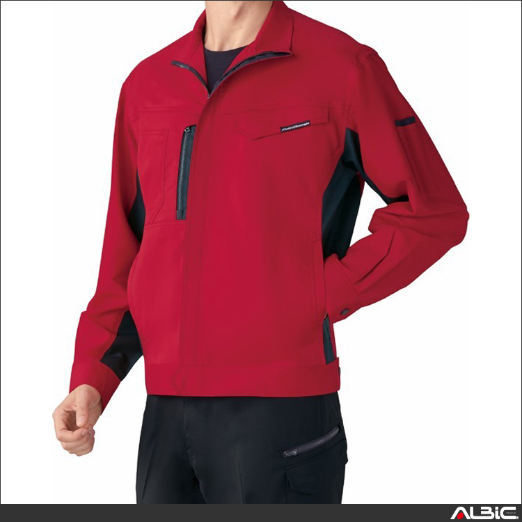 防汚製品制電ストレッチ長袖ジャンパー【87100-JIC】 商品写真