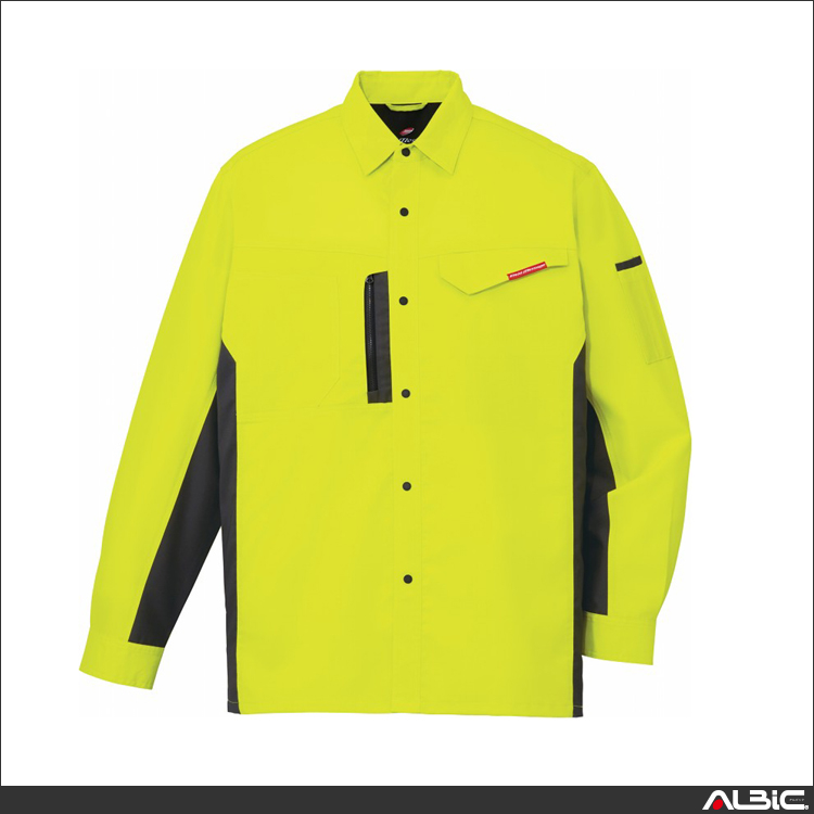 制電ストレッチ長袖シャツ【87104-JIC】 商品写真