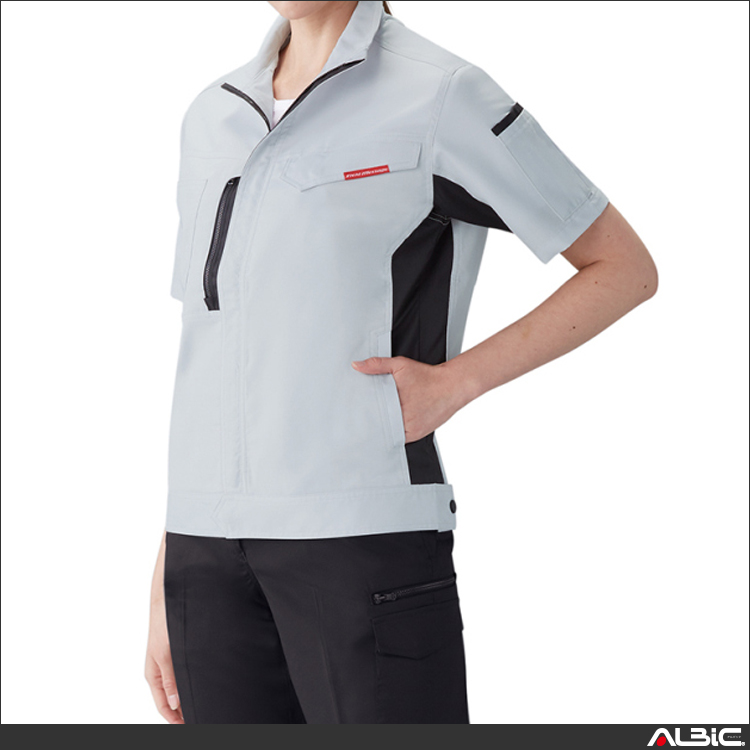 防汚製品制電ストレッチ半袖ジャンパー【87110-JIC】 商品写真