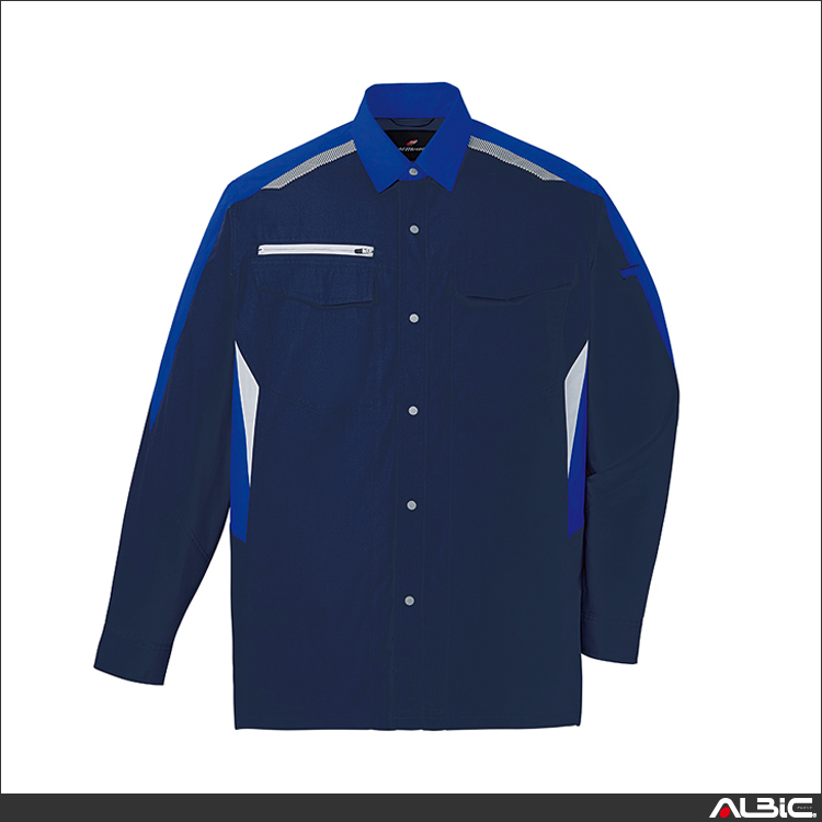 抗ウィルス加工長袖シャツ【87404-JIC】 商品写真