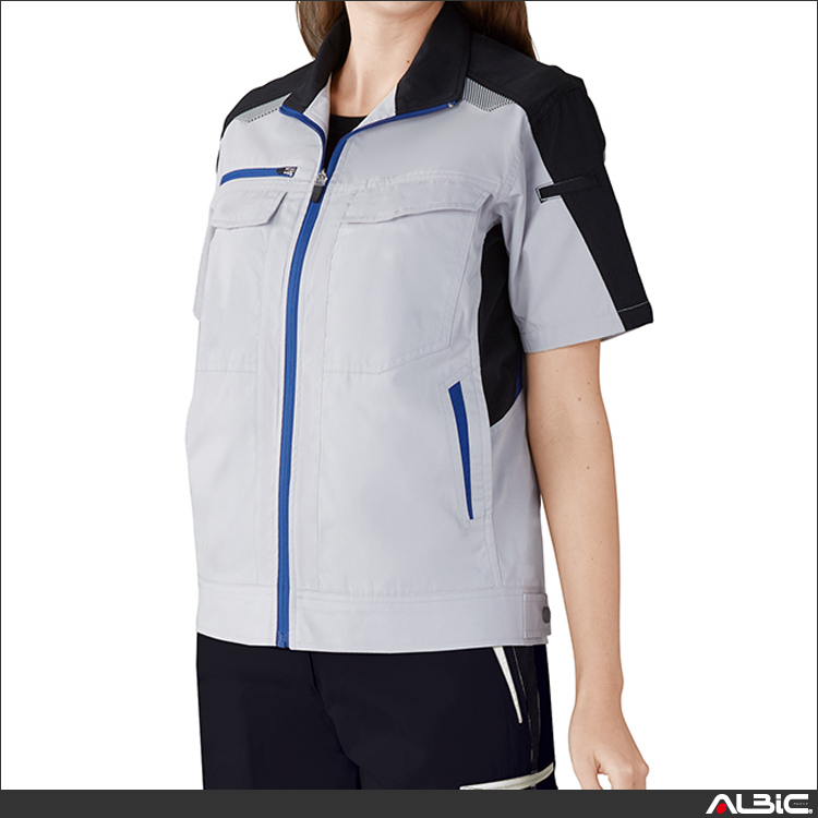 抗ウイルス加工半袖ジャンパー【87410-JIC】 商品写真