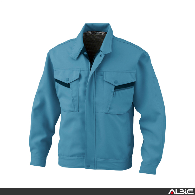 帯電防止ツートンジャケット【876-BBO】 商品写真