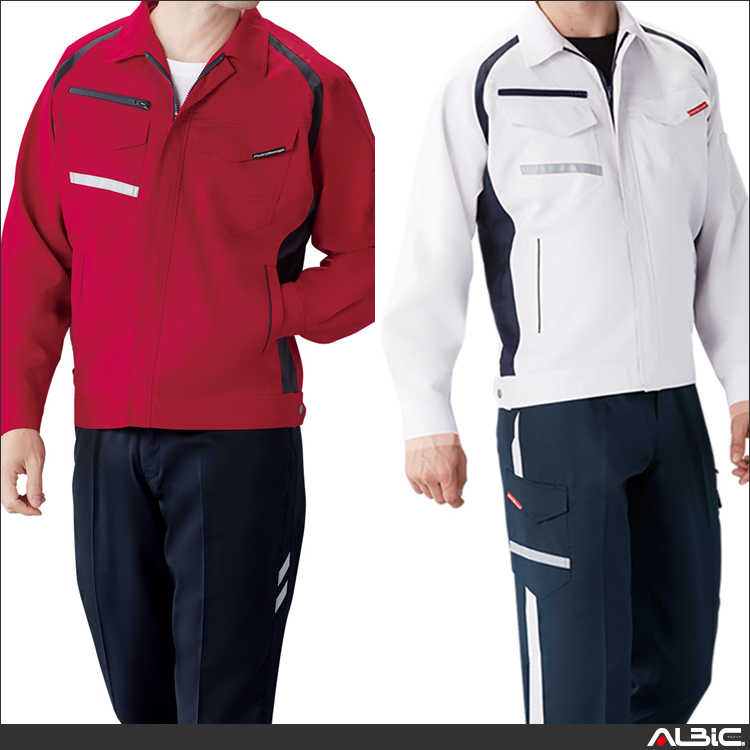 エコ製品制電ストレッチ長袖ジャンパー【87600-JIC】 商品写真