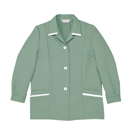 帯電防止ストレッチスモック【8801-JIC】 C072.ミストグリーン