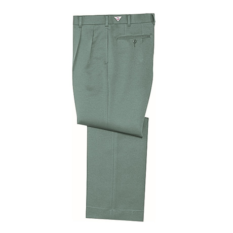 防汚加工ツータックパンツ【881-JIC】 C039.アースグリーン