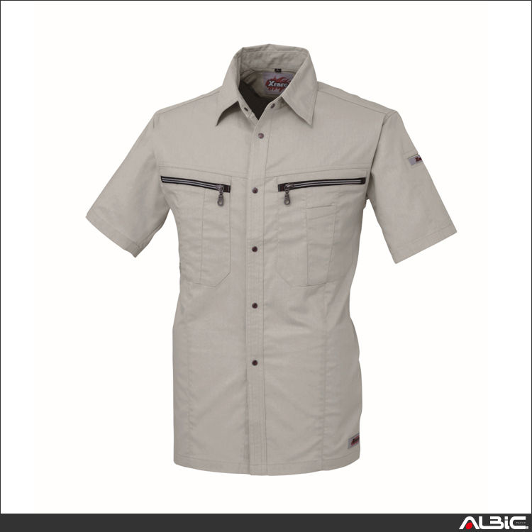 ストレッチ半袖シャツ【8892-XEB】 商品写真