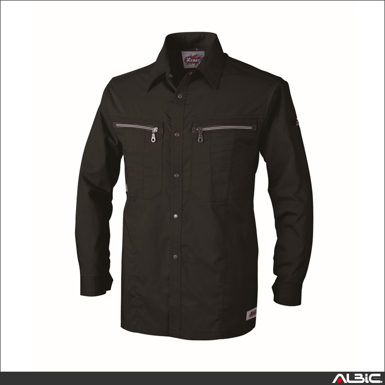 ストレッチ長袖シャツ【8893-XEB】 商品写真