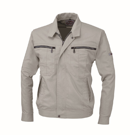 ストレッチ長袖ブルゾン【8894-XEB】 61.モスグリーン