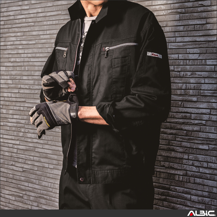 ストレッチ長袖ブルゾン【8894-XEB】 商品写真