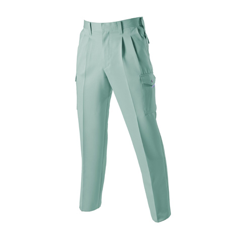 防汚加工ツータックカーゴパンツ【9002-BAT】 1.アースグリーン