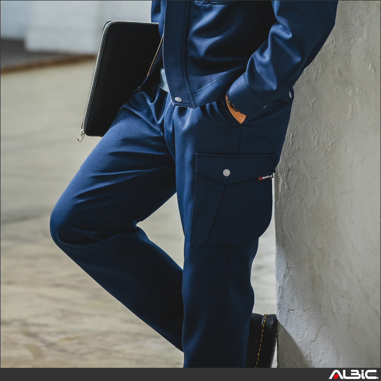 防汚加工ツータックカーゴパンツ【9002-BAT】 商品写真