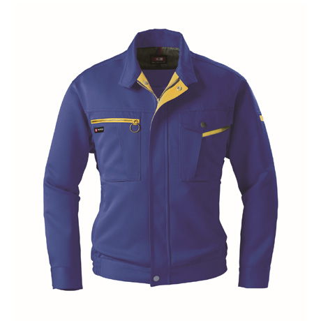 形態安定長袖ブルゾン【9021-BAT】 42.ロイヤルブルー