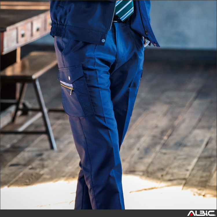 形態安定ツータックカーゴパンツ【9026-BAT】 商品写真