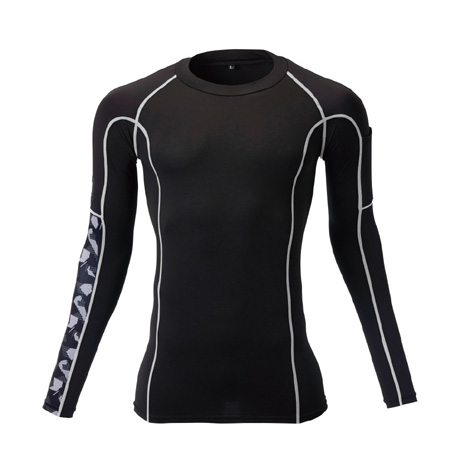 HUMMER  長袖コンプレッション【907015-ATK】 09.ホワイト