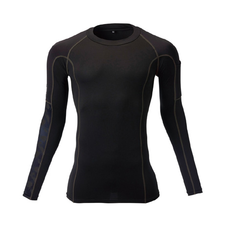 HUMMER  長袖コンプレッション【907015-ATK】 52.チャコールグレー