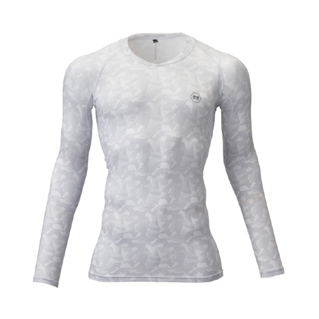 HUMMER ロングスリーブコンプレッション【907115-ATK】 09.ペイントホワイト