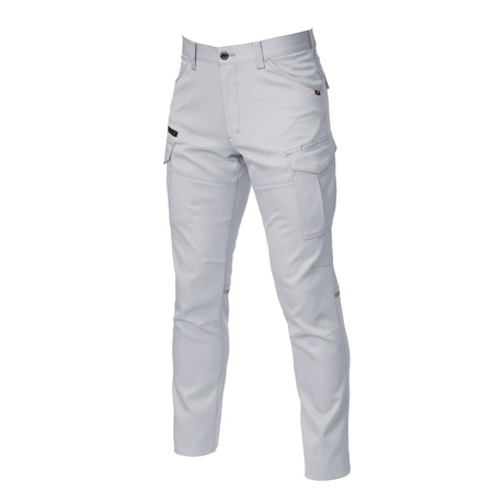 スーパーストレッチカーゴパンツ【9072R-BAT】 5.シルバー