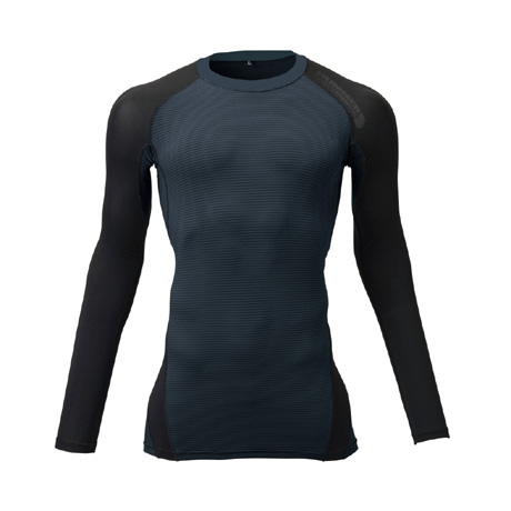 HUMMER レヴスキンズ長袖コンプレッション【908015-ATK】 22.ダークパープル