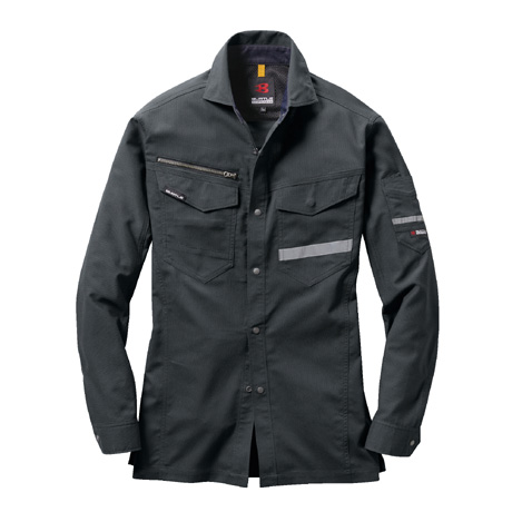 スーパーストレッチ長袖シャツ【9095-BAT】 34.バイパー