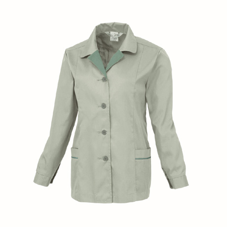 帯電防止レディスジャケット【9202-XEB】 61.モスグリーン