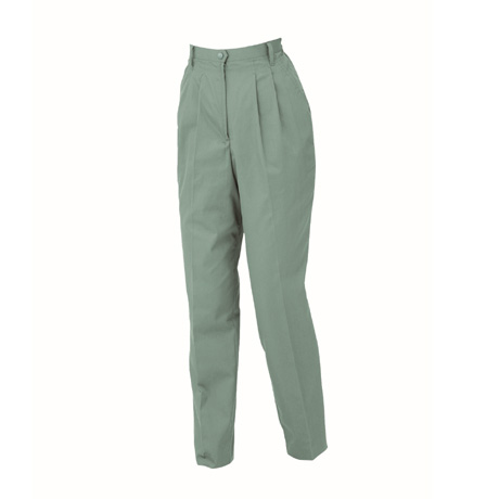 帯電防止レディススラックス【9204-XEB】 60.グリーン