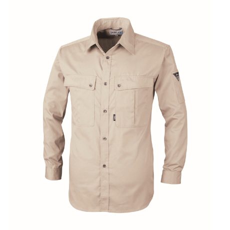 防縮防シワ長袖シャツ【9230-XEB】 31.アイボリー