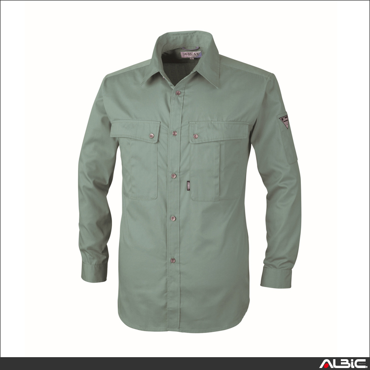 防縮防シワ長袖シャツ【9230-XEB】 商品写真