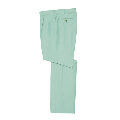 低発塵製品制電ツータックパンツ【926-JIC】 C104.スプレーグリーン