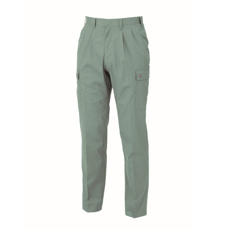 防縮防シワラットズボン【9260-XEB】 60.グリーン