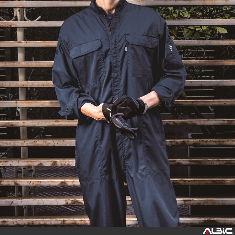 帯電防止サマーつなぎ服【9280-XEB】 商品写真