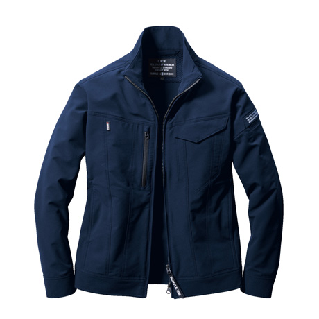 4WAYストレッチジャケット【9501-BAT】 3.ネイビー