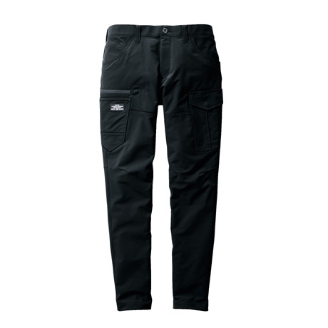 4WAYストレッチカーゴパンツ【9502-BAT】 35.ブラック
