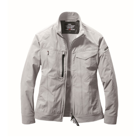 形態安定長袖ジャケット【9511-BAT】 5.シルバー