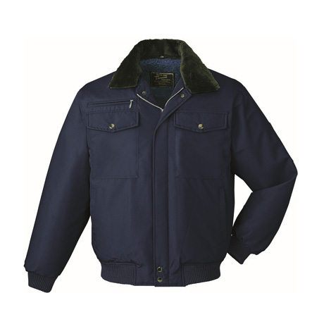 撥水加工防寒ブルゾン（フード付）【9600-JIC】 C011.ネービー