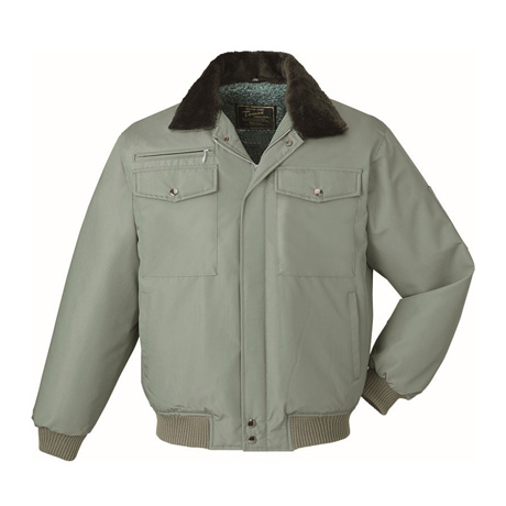 撥水加工防寒ブルゾン（フード付）【9600-JIC】 C040.アーミーグリーン