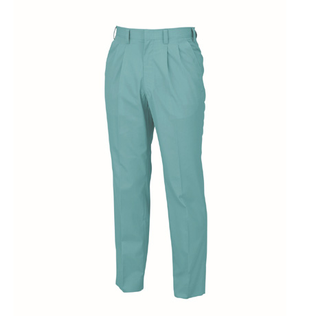 形態安定スラックスパンツ【9900-XEB】 67.ミントグリーン