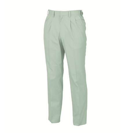 形態安定スラックスパンツ【9900-XEB】 68.ライトグリーン