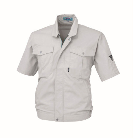 形態安定半袖ブルゾン【9910-XEB】 20.グレー