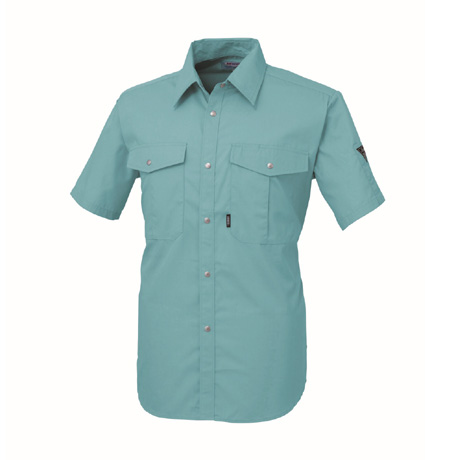 形態安定半袖シャツ【9920-XEB】 67.ミントグリーン