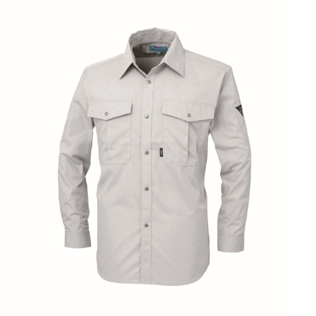 形態安定長袖シャツ【9930-XEB】 20.グレー