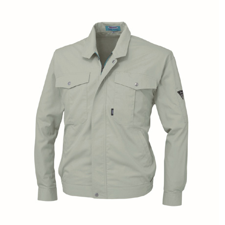 形態安定長袖ブルゾン【9940-XEB】 61.モスグリーン