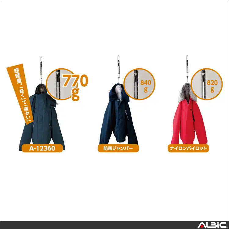 作業服 製品制電防寒ブルゾン 【A12360-COC】 機能説明