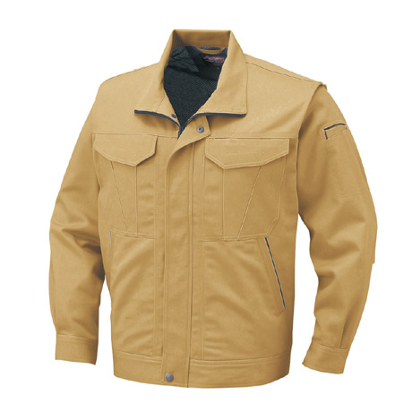 抗菌防臭・防縮ブルゾン【A1740-COC】 2.キャメルベージュ